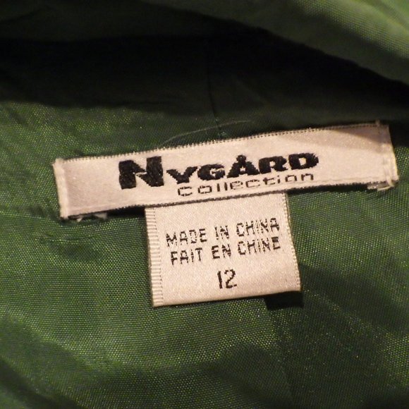Nygard Collection Green Outdoor Spring Jacket 12 - Picture 6 of 8